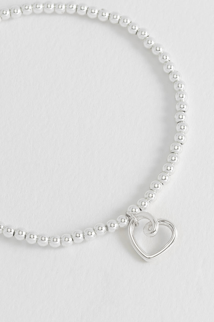 Estella Bartlett Doodle Heart Bracelet Silver Plated Packaging Message: WONDERFUL SISTER