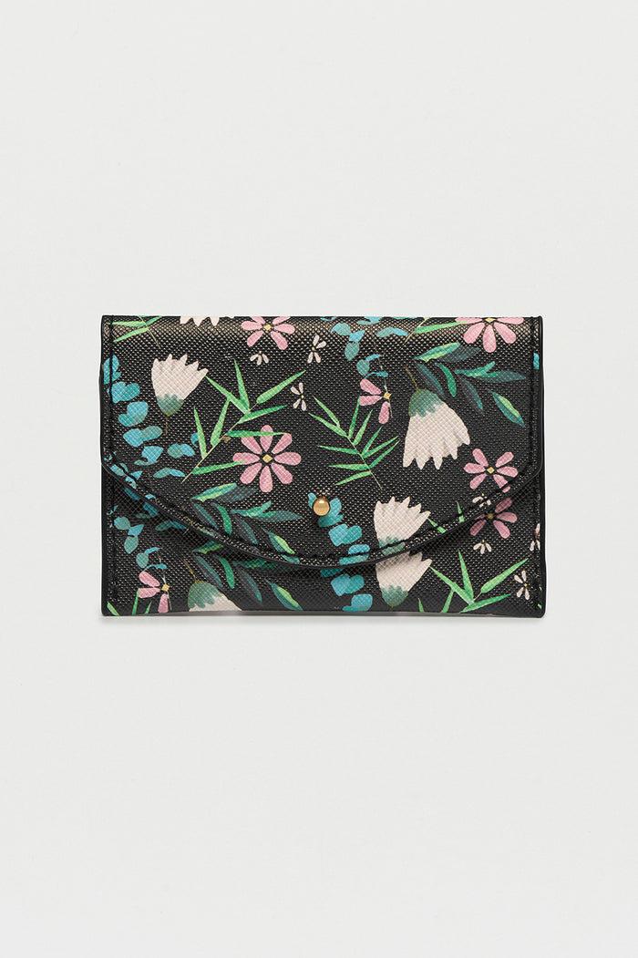 estella bartlett Envelope Card Holder Dark Floral Print