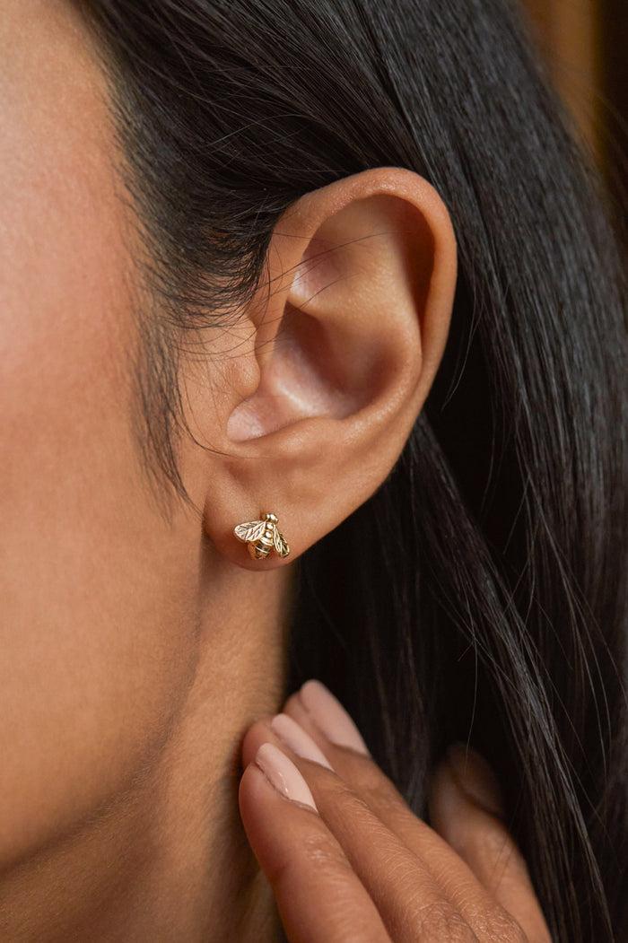 Estella Bartlett Bee Studs Gold Plated