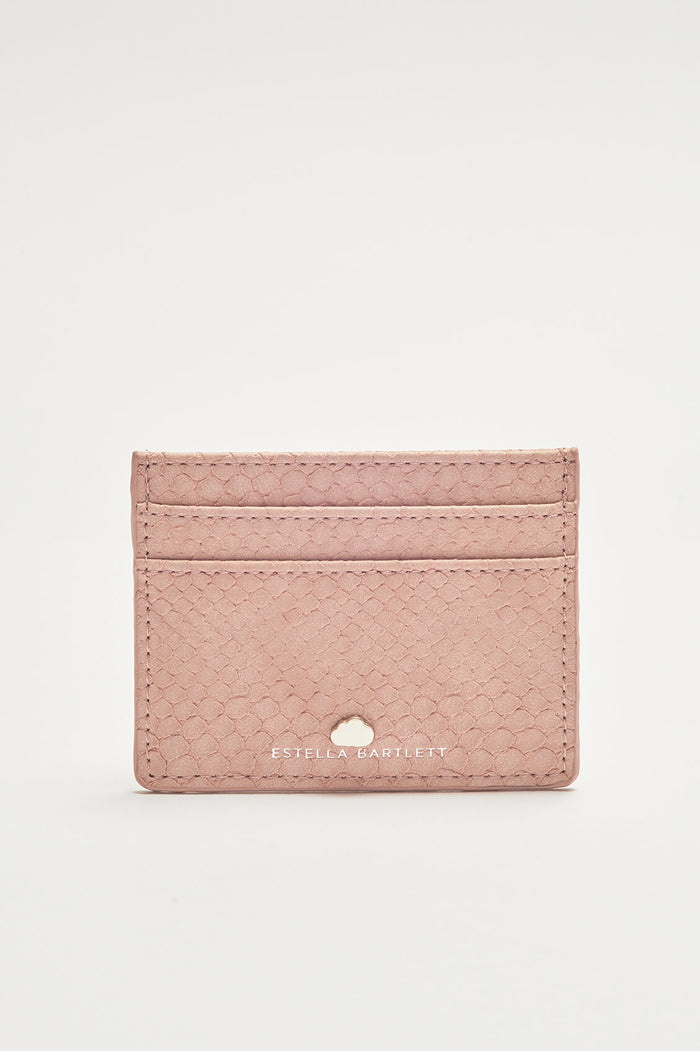 estella bartlett Card Holder Blush Snake-effect