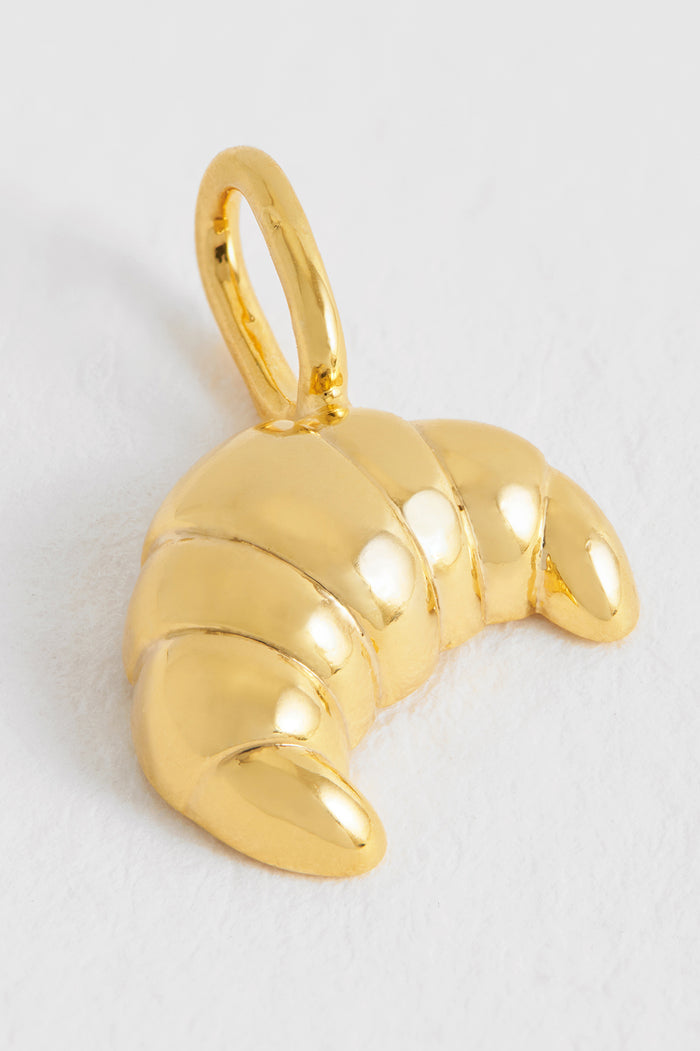 Estella Bartlett Croissant Charm Gold Plated