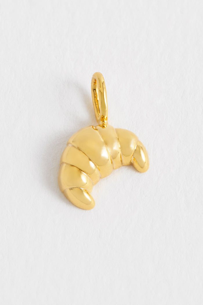 estella bartlett Croissant Charm Gold Plated