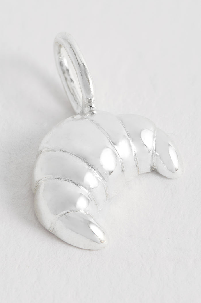 Estella Bartlett Croissant Charm Silver Plated