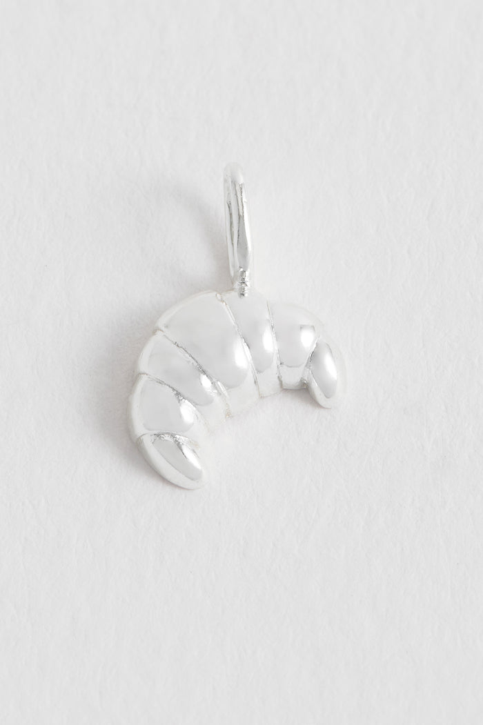 estella bartlett Croissant Charm Silver Plated