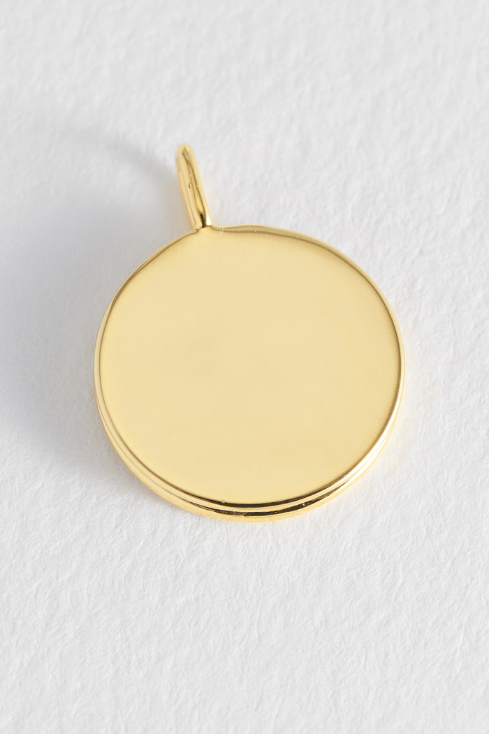 estella bartlett Disc Charm Gold Plated