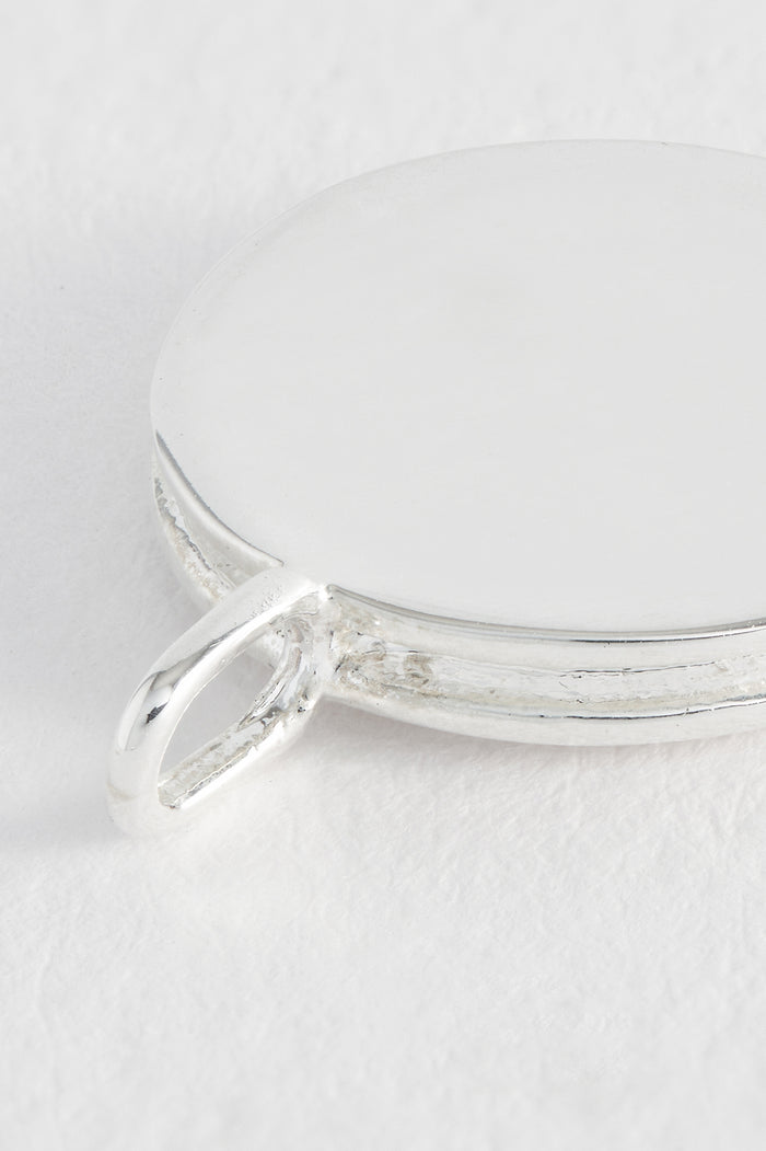 Estella Bartlett Disc Charm Silver Plated
