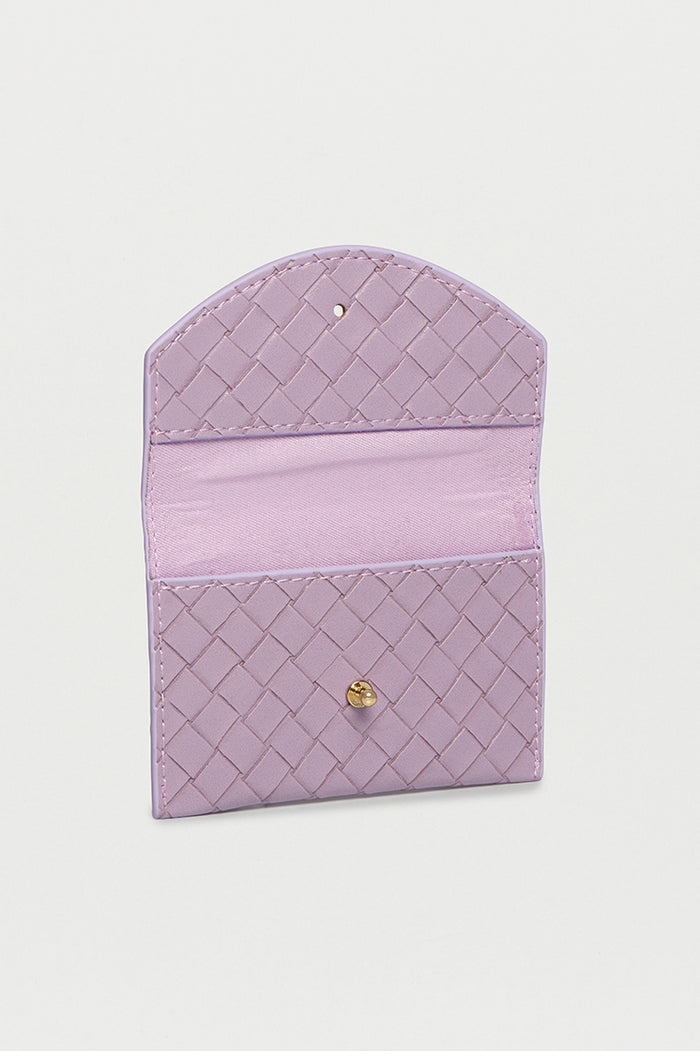 Estella Bartlett Envelope Card Holder Lilac Weave