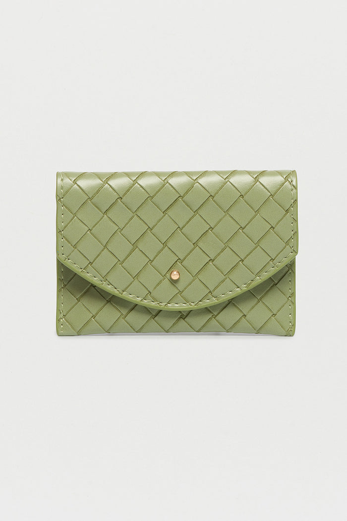 estella bartlett Envelope Card Holder Mint Weave