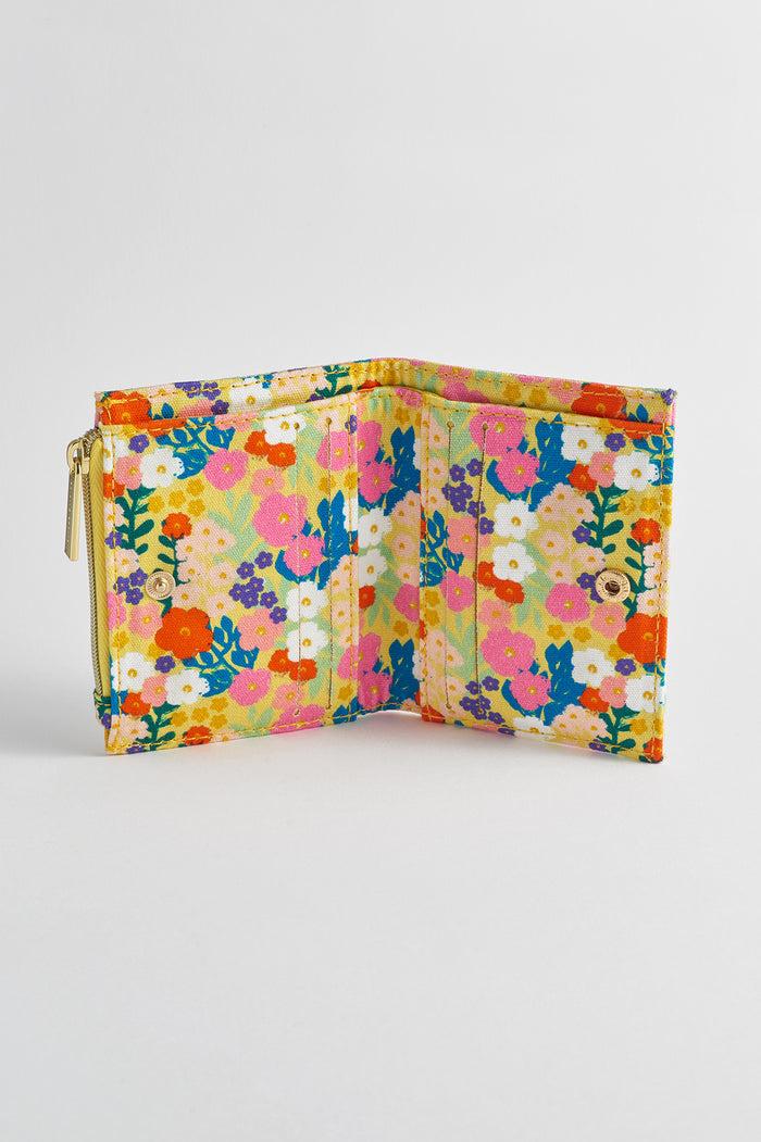 Estella Bartlett Folded Wallet Yellow Floral Print