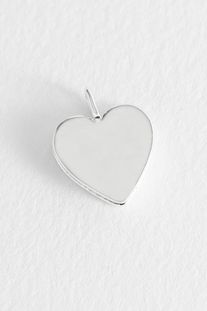 estella bartlett Heart Charm Silver Plated