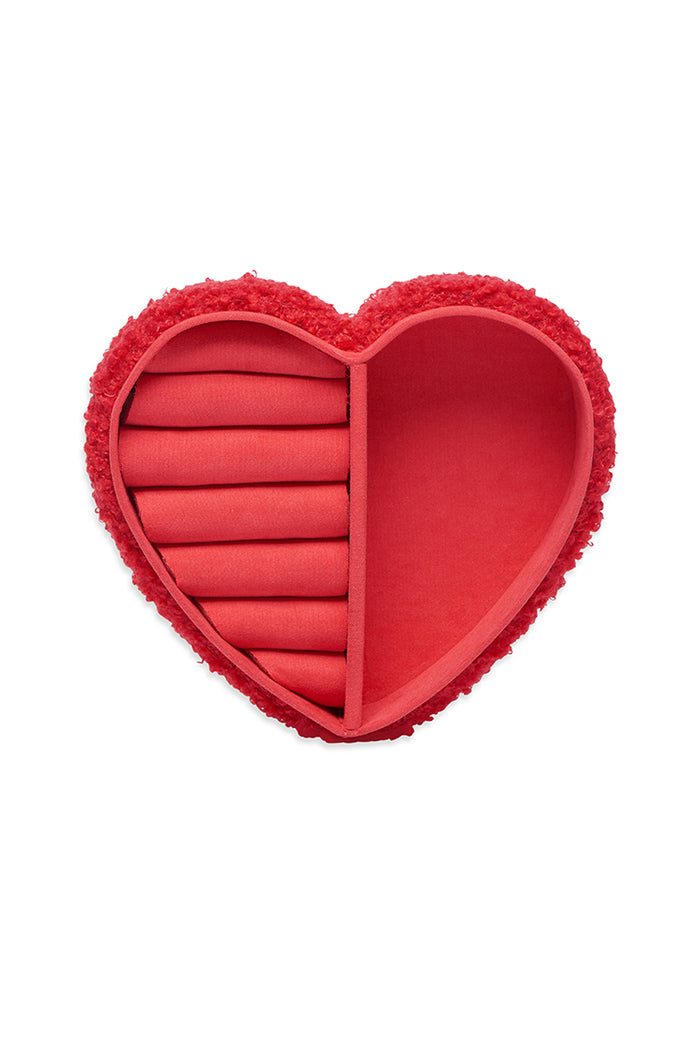 Estella Bartlett Heart Jewellery Box Red Teddy