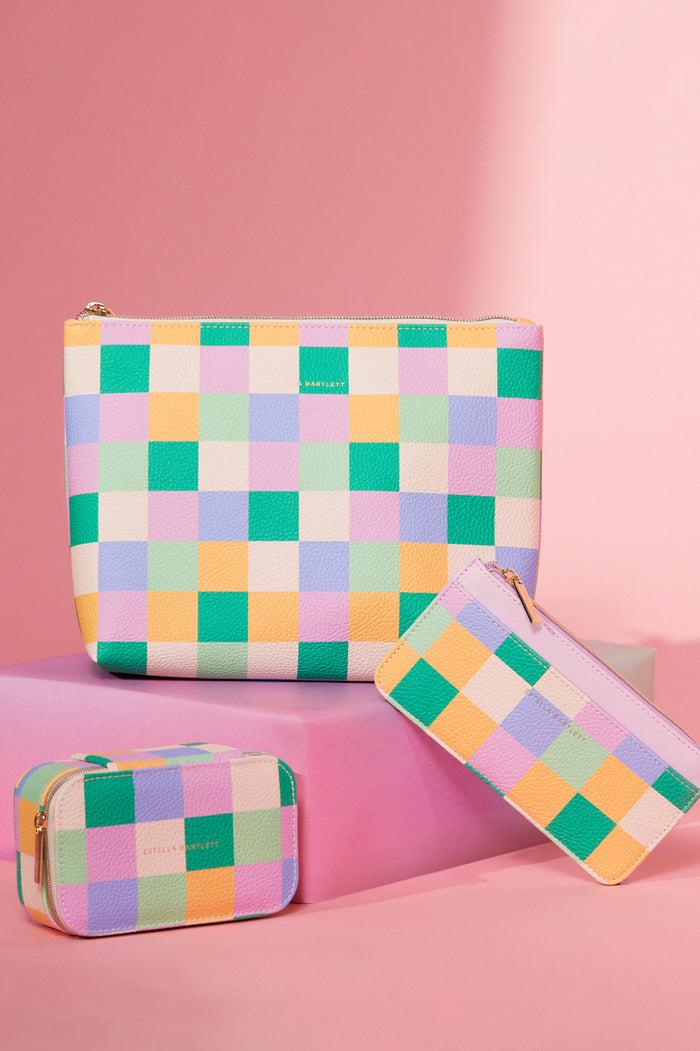 Estella Bartlett Large Card Purse Checkerboard