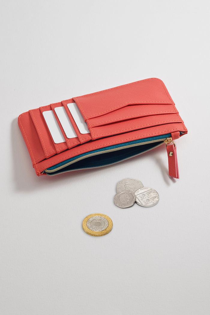 Estella Bartlett Large Card Purse Coral