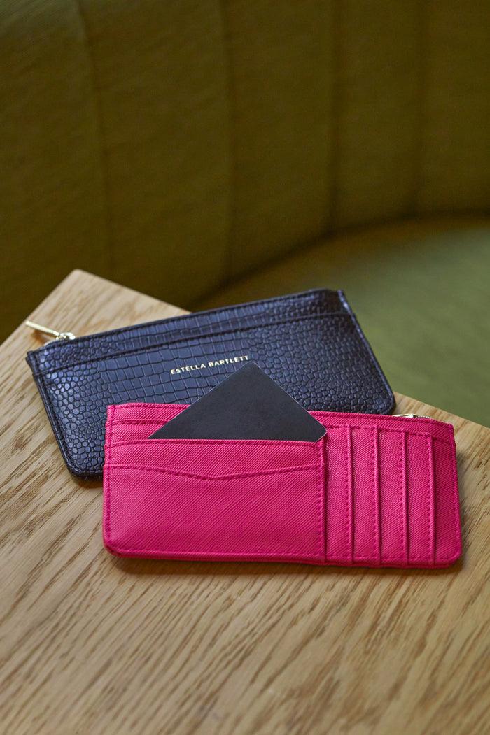 Estella Bartlett Large Card Purse Hot Pink