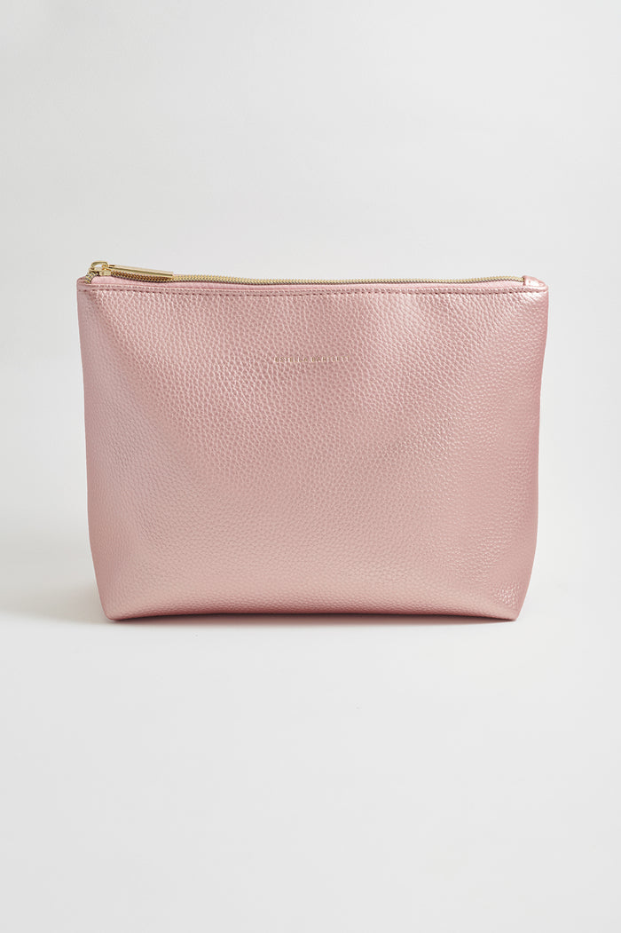 estella bartlett Make Up Pouch Metallic Blush