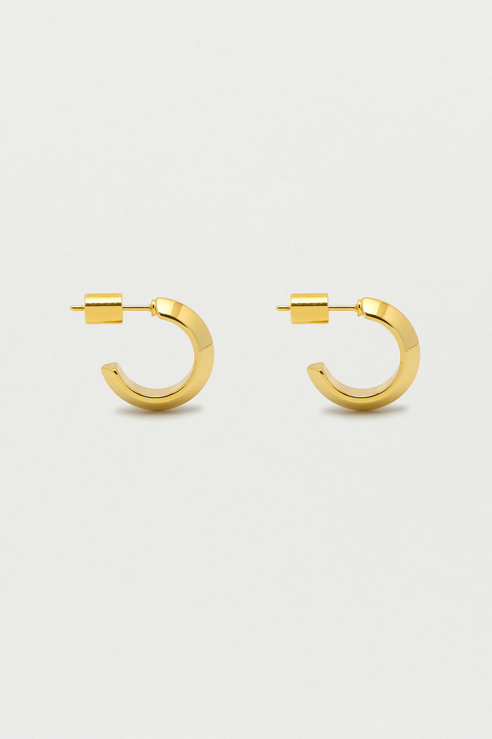Estella Bartlett Mini Edge Hoops Gold Plated