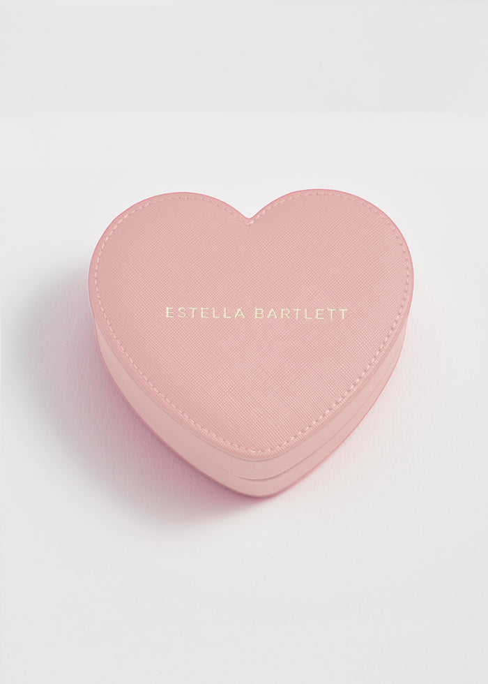 estella bartlett Mini Heart Jewellery Box Blush