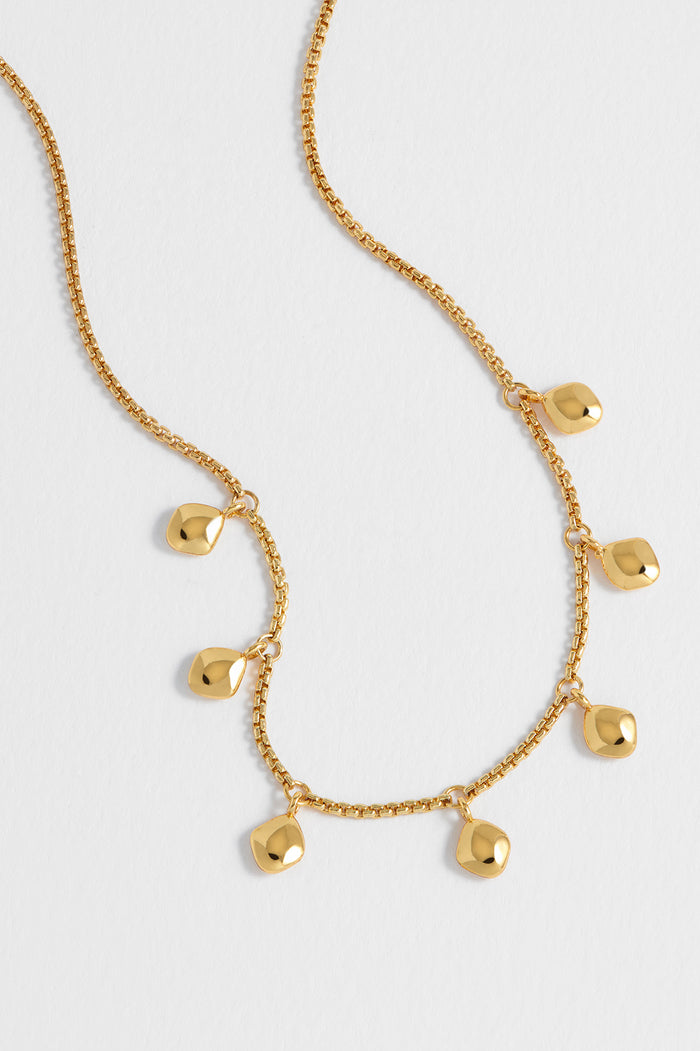 estella bartlett Multi Pebble Necklace Gold Plated estella bartlett Multi Pebble Necklace Gold Plated