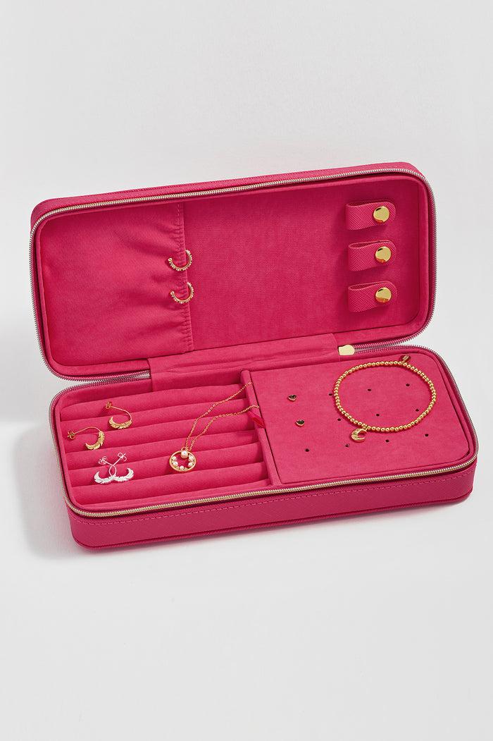 Estella Bartlett Sleek Necklace Box Hot Pink