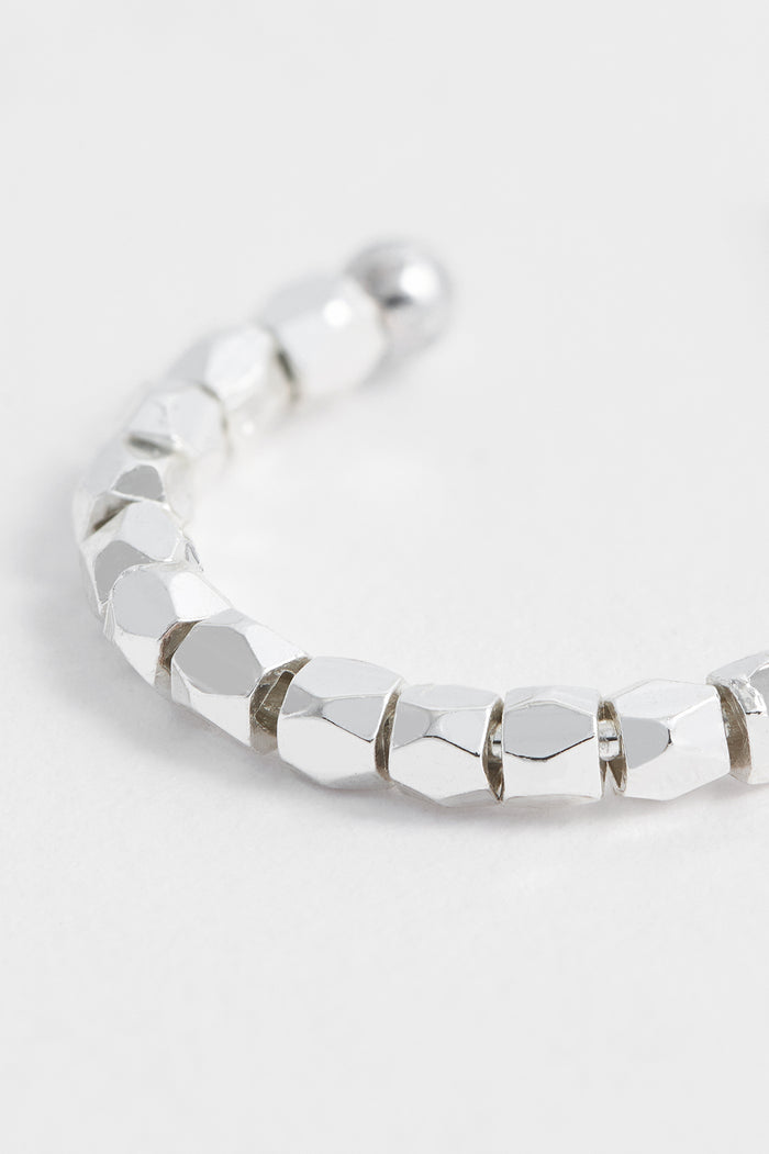 Estella Bartlett Small Coco Hoops Silver Plated