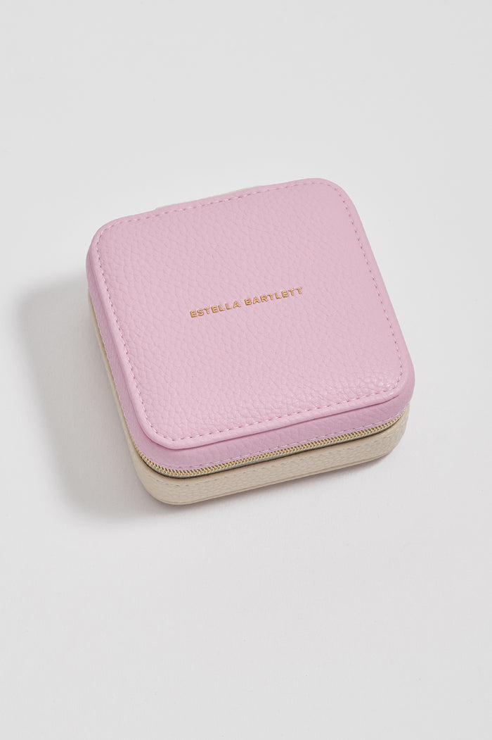 estella bartlett Square Jewellery Box Pink