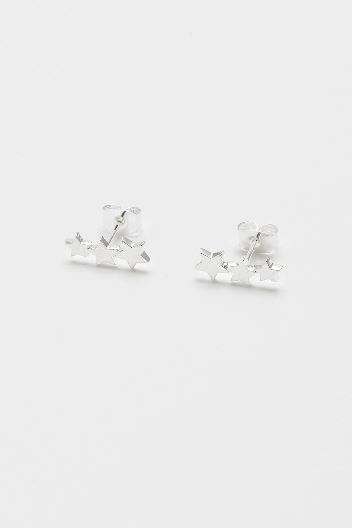 estella bartlett Star Crawler Studs Silver Plated