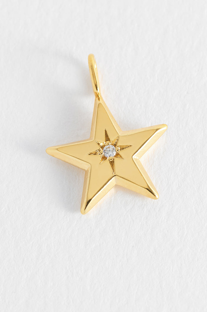 estella bartlett Star CZ Charm Gold Plated