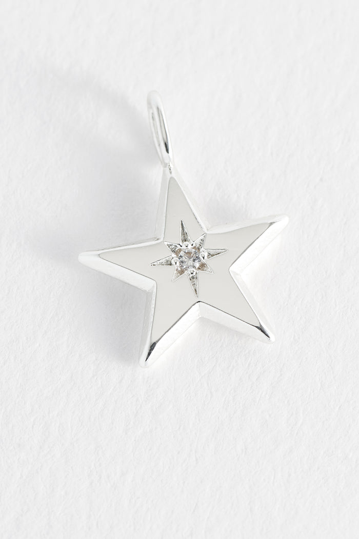 estella bartlett Star CZ Charm Silver Plated