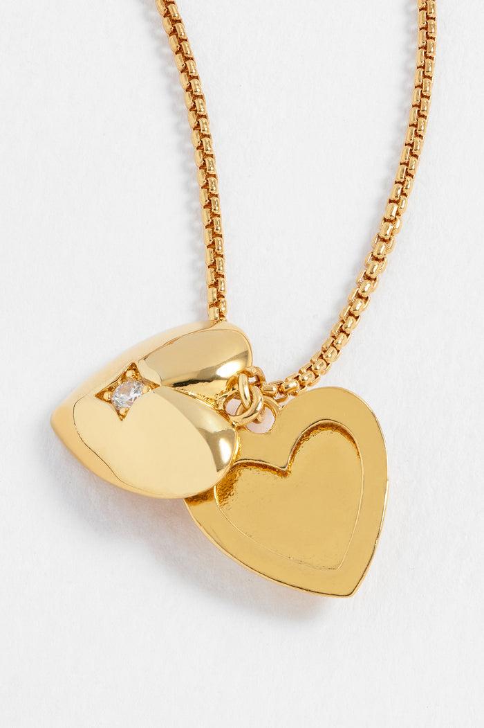 Estella Bartlett Swivel Heart Locket Gold Plated