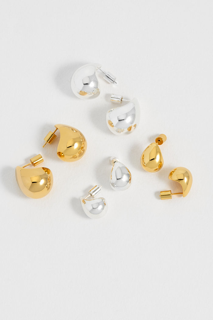Estella Bartlett Teardrop Earrings Gold Plated