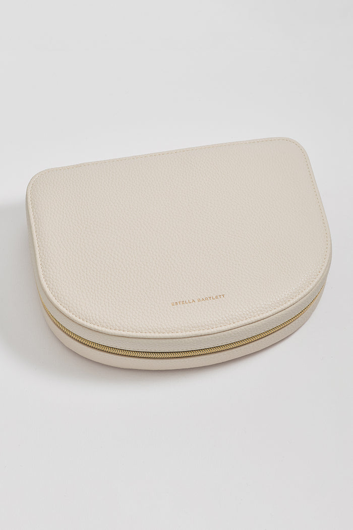 estella bartlett Half Moon Large Jewellery Box Off-White