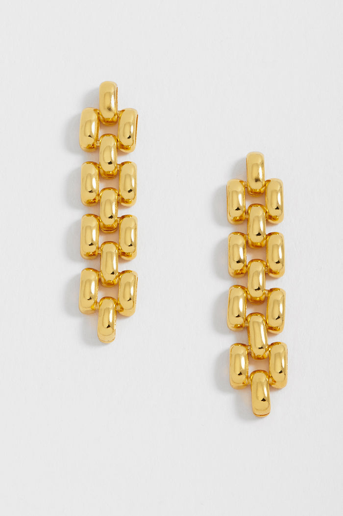 Estella Bartlett Heirloom Drop Earrings Gold Plated