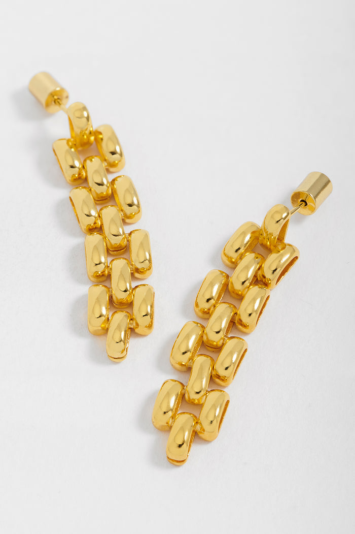 estella bartlett Heirloom Drop Earrings Gold Plated