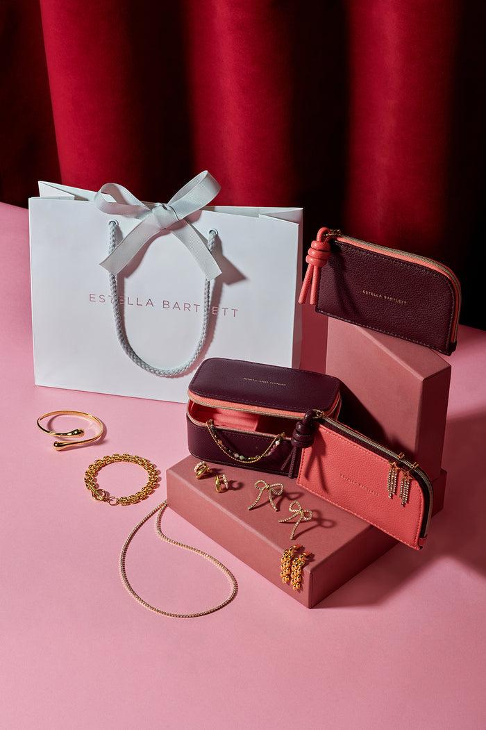 Estella Bartlett Illusion Pearl And Droplet Hoop Earrings Gold Plated | Pearl