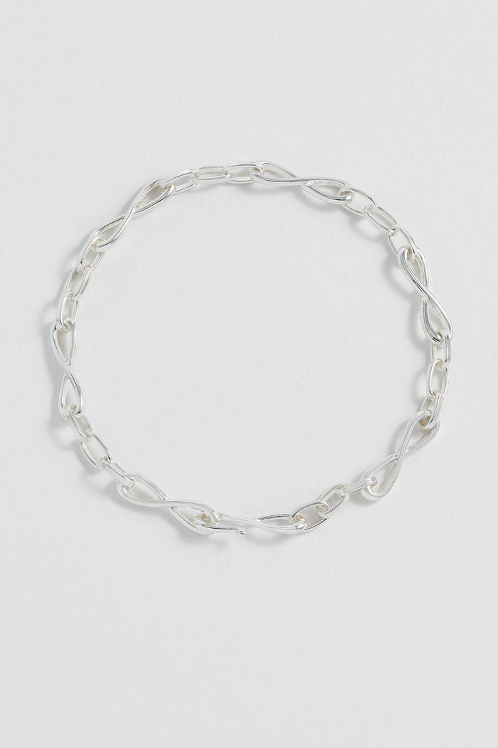 estella bartlett Infinity Chain Bracelet Silver Plated