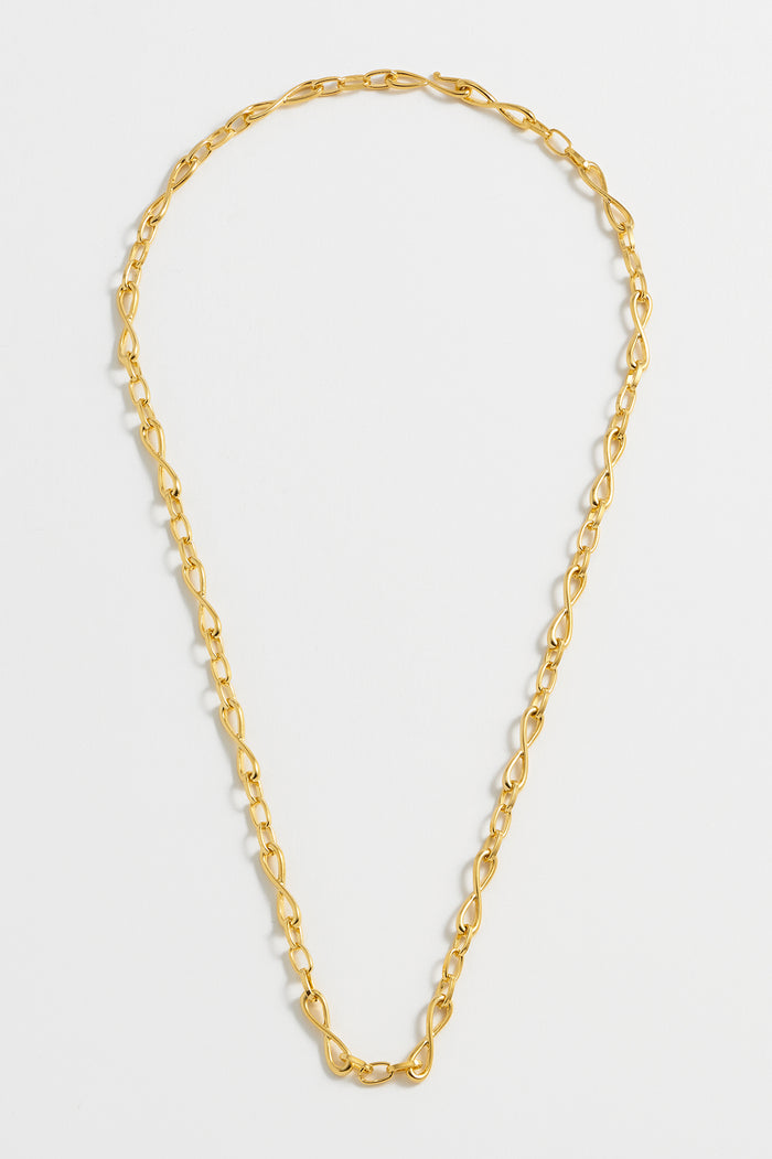 estella bartlett Infinity Loop Chain Necklace Gold Plated