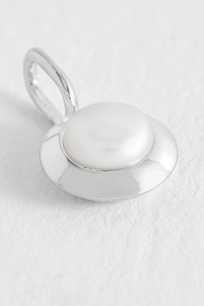 Estella Bartlett June Birthstone Charm Silver Plated | Pearl