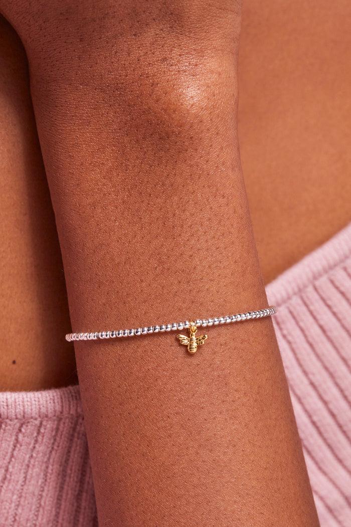 Estella Bartlett Laila Bee Bracelet Gold And Silver Plated Packaging Message: Bee Positive