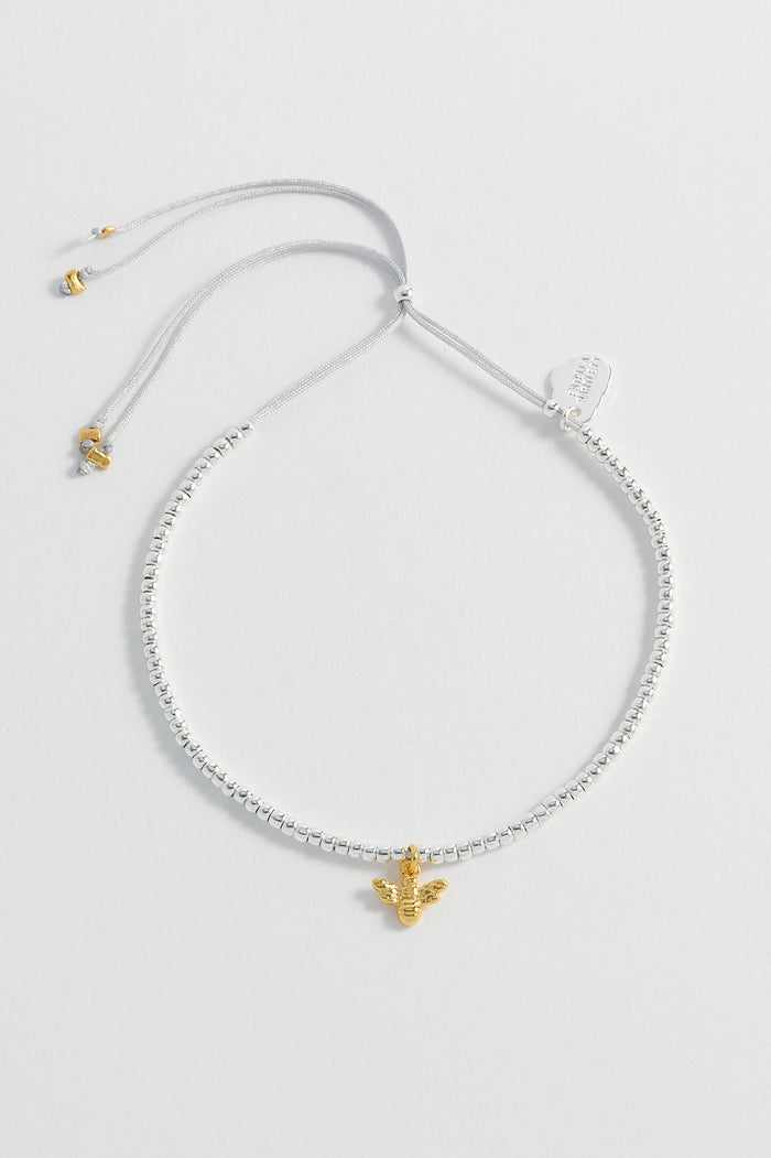 Estella Bartlett Laila Bee Bracelet Gold And Silver Plated Packaging Message: Bee Positive