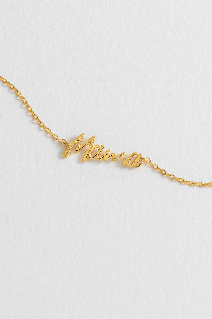 Estella Bartlett Mama Bracelet Gold Plated Packaging Message: Just For You