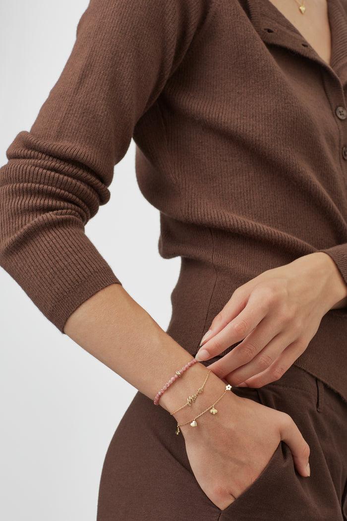 Estella Bartlett Mama Bracelet Gold Plated Packaging Message: Just For You