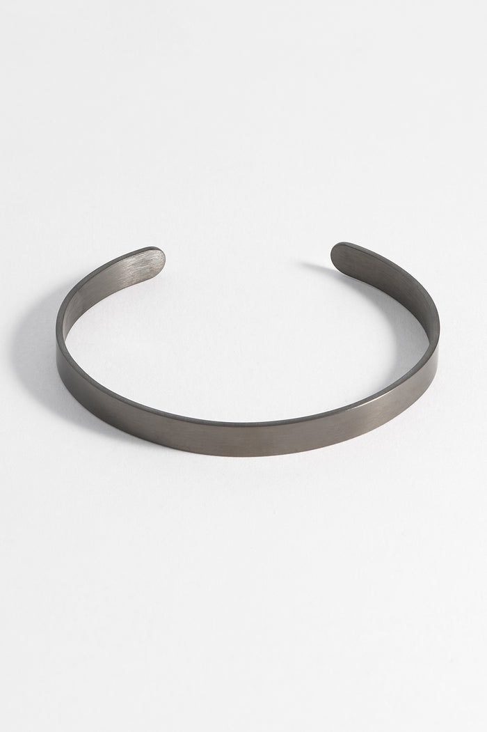 Estella Bartlett Men's Cuff Bracelet Gunmetal Plated