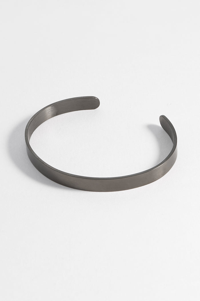 Estella Bartlett Men's Cuff Bracelet Gunmetal Plated