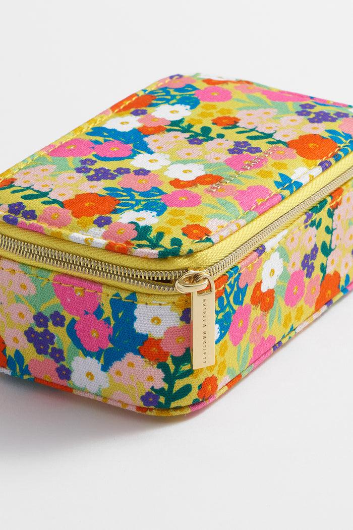 Estella Bartlett Mini Jewellery Box Yellow Floral Print