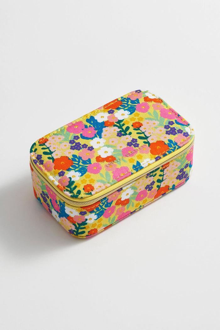 estella bartlett Mini Jewellery Box Yellow Floral Print