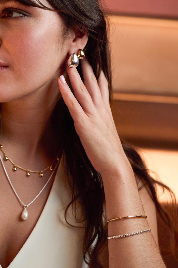 Estella Bartlett Mini Teardrop Earrings Gold Plated