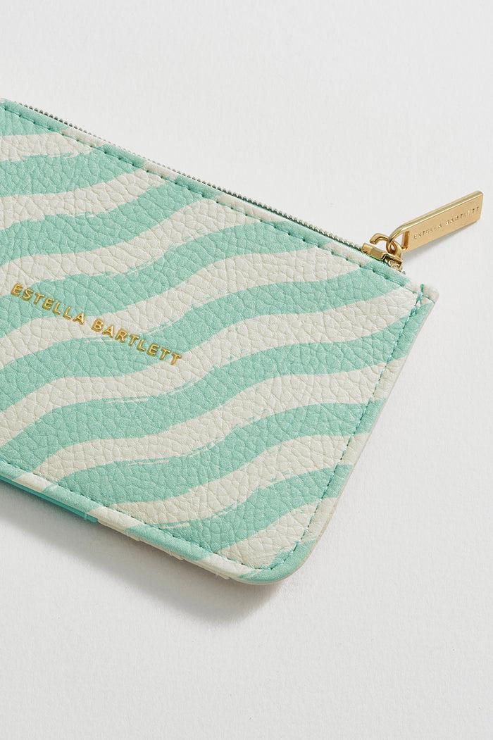 Estella Bartlett Mint Wiggle Print Card Purse Wiggle Mint