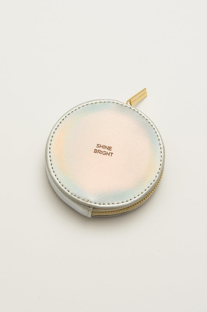 estella bartlett Shine Bright Circle Coin Purse Iridescent