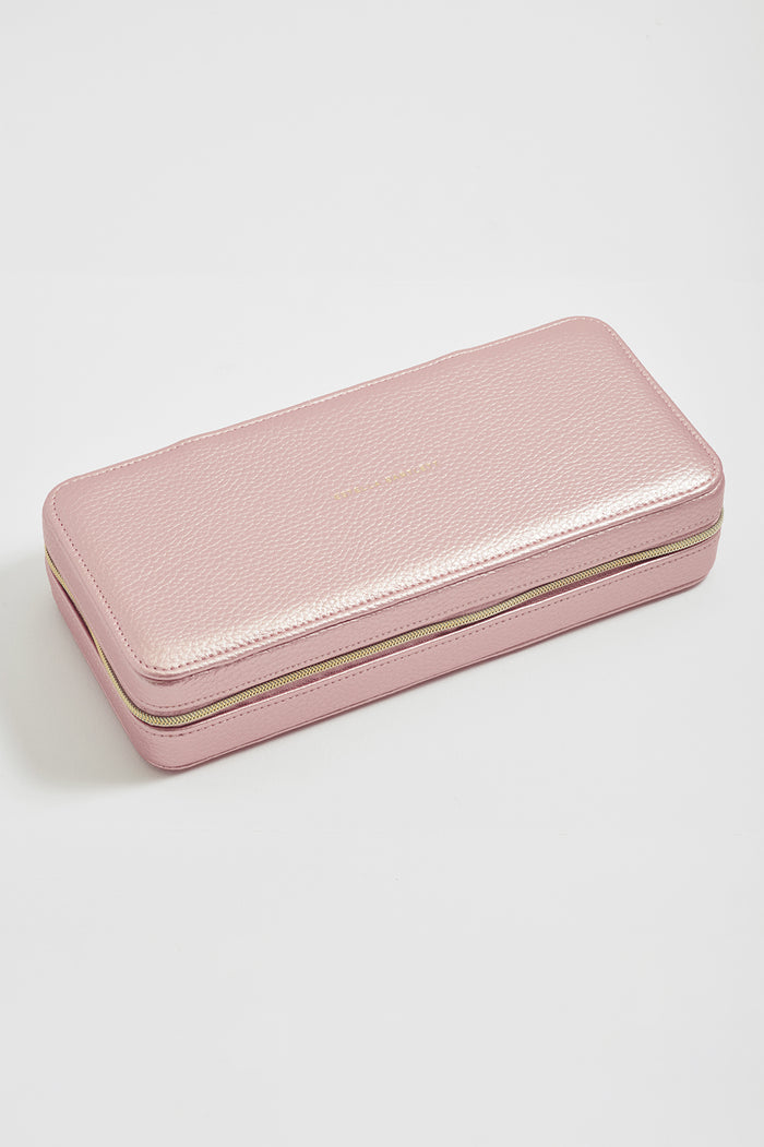 estella bartlett Sleek Jewellery Box Metallic Blush