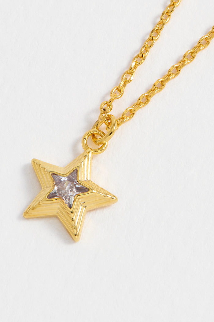 estella bartlett Star Pendant Gold Plated Packaging Message: Stars So Bright